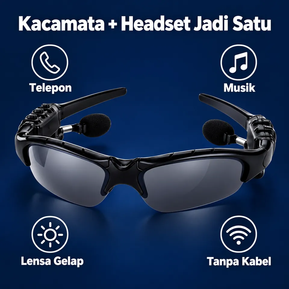 Kenalan dengan Kacamata Bluetooth Headset